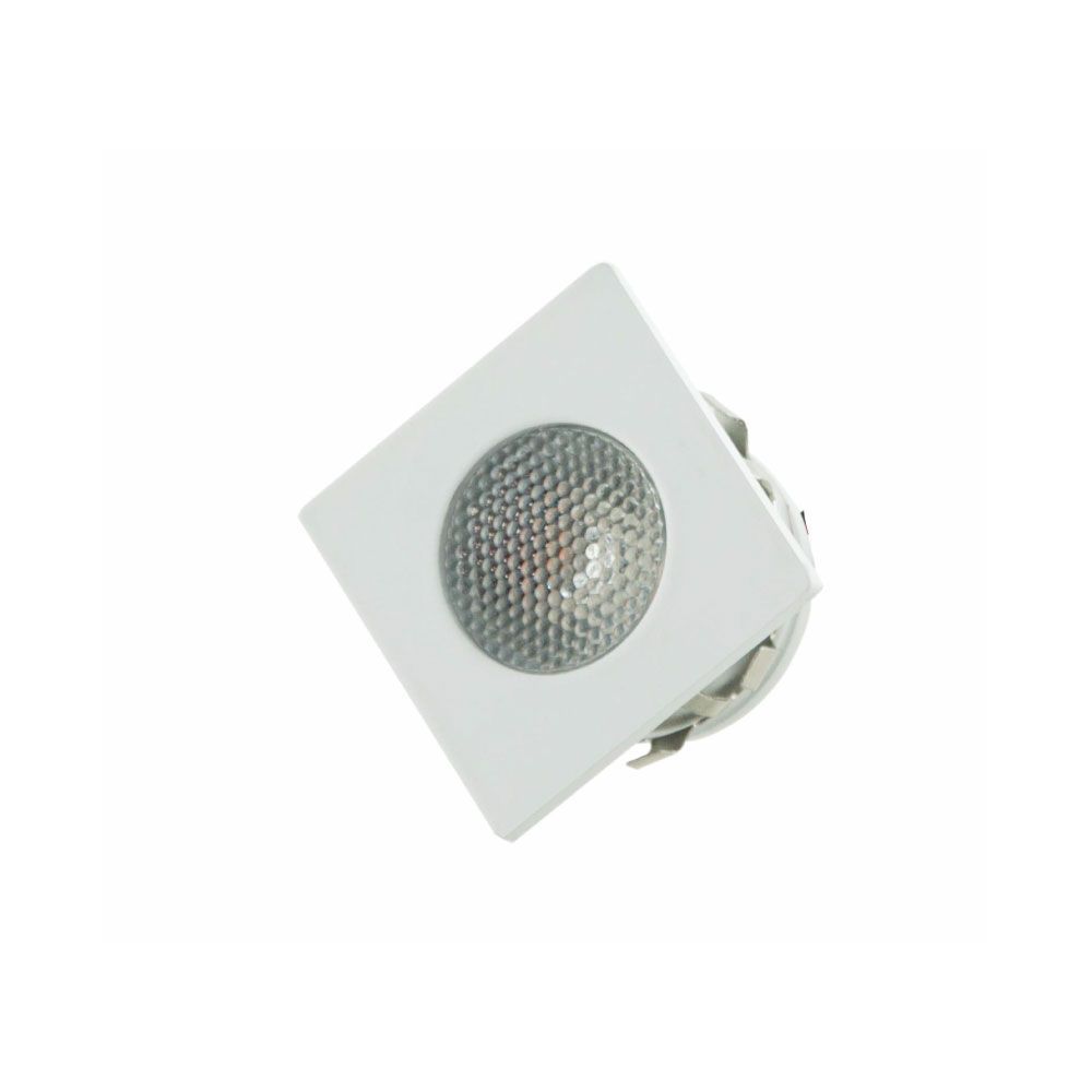 Mini Spot LED Quadrado 1W