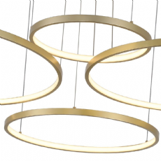 Pendente Daire LED 4 Aros 110W 3000K 2192