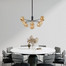 Pendente Topus Vidro �mbar Nordecor