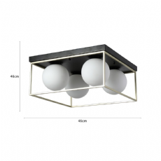 Plafon Cubo Globo 4xE27 Nordecor 2254