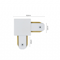 Conex�o Emenda L 90� para Trilho Nordecor