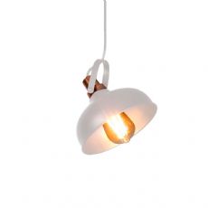 Pendente Oxford Branco com Cobre Polido