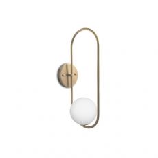 Arandela P�ndulo de Vidro Leitoso