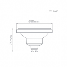 L�mpada LED AR111 ECO 12W STH8443/27 Stella