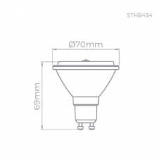 L�mpada LED AR70 ECO 4,8W  STH8434/27 Stella