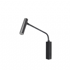 Arandela Ark com Interruptor Preto SpotLine 3000K