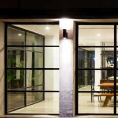 Arandela M�naco Externa 2xGU10 Facho Duplo Moon Ilumina��o