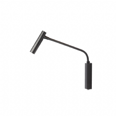 Arandela Ark com Interruptor Preto SpotLine 3000K