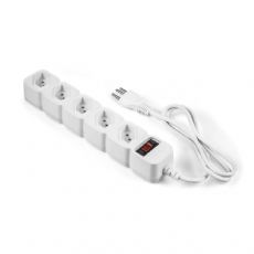 Filtro de Linha 5 Tomadas Cabo 1 metro Bivolt EPE 205 Intelbras