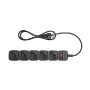 Filtro de Linha 5 Tomadas Cabo 1 metro Bivolt EPE 205 Intelbras