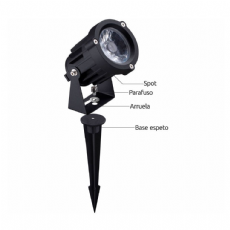Espeto de Jardim LED 10W 6500K G-light