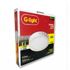 Painel de LED Redondo Sobrepor 18W 6500K G-Light
