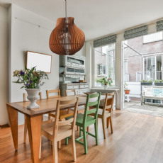 Pendente Omero 1xE27 Madeira Imbuia  Illumine