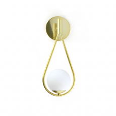 Arandela Gota Dourada Spotline