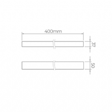 Arandela Ice Long 8W 4000K Stella STL23775/40