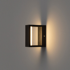 Arandela Recognizer 7W Preta Stella STL9726/30