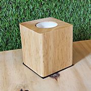 Lumin�ria de Madeira Cube