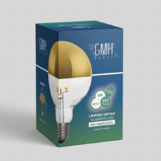 L�mpada Defletora LED 6W G95 Filamento E27 GMH