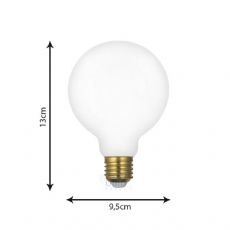 L�mpada Leitosa G95 Filamento LED GMH