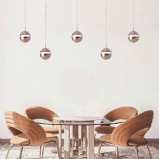 Pendente Globo Cobre Brilho