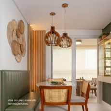 Pendente Lotus 1xE27 Madeira Imbuia Illumine