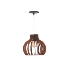 Pendente Lotus 1xE27 Madeira Imbuia Illumine