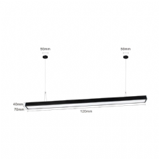 Pendente LED Retangular Otan Nordecor