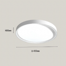 Plafon LED Benn 3000K Redondo 45cm Nordecor