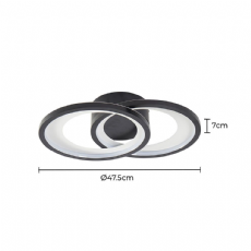 Plafon LED Zahal Eli 42W 3000K Nordecor