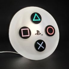 Lumin�ria Abajur Playstation Bot�o 1xE27 DecorFun