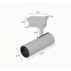 Spot LED para Trilho Opha Of Antiofuscante Nordecor