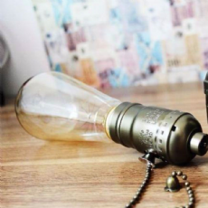 Soquete Vintage E27 com Corrente