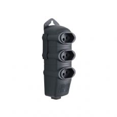 Tomada em Barra 3 entradas 2P+T 20A sem fio Legrand Daneva