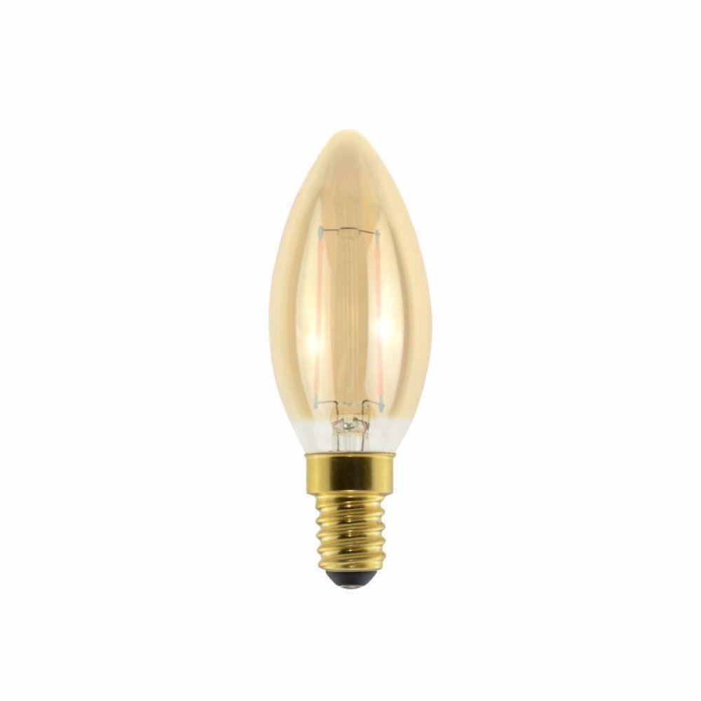 Lâmpada Vela Filamento LED C35 Âmbar 2,5W G-Light